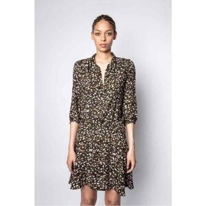 Zadig & Voltaire Paris Raspail Leo Floral Dress Size XS
